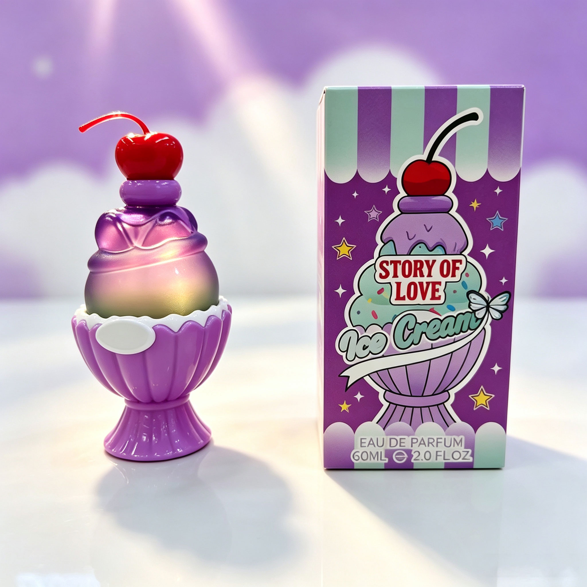 Perfume Decant Sample - Cute Ice Cream Shaped Eau De