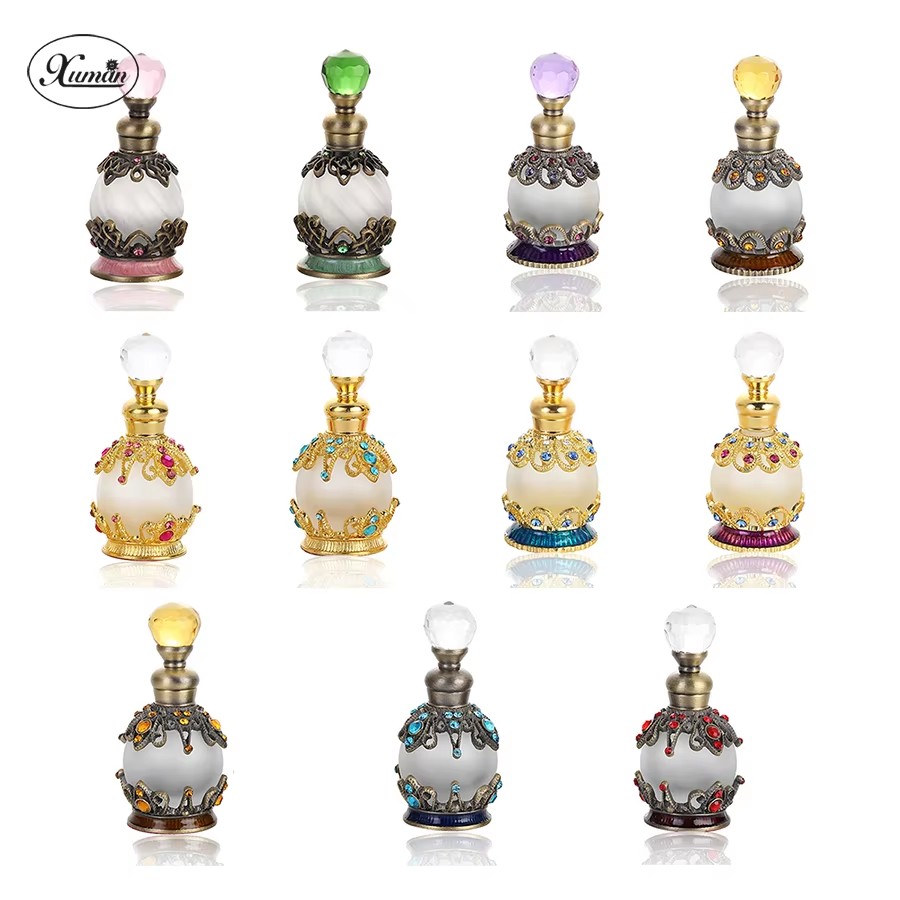Perfume Fragrance One - 15ml Stone Metal Refillable Perfume Bottle