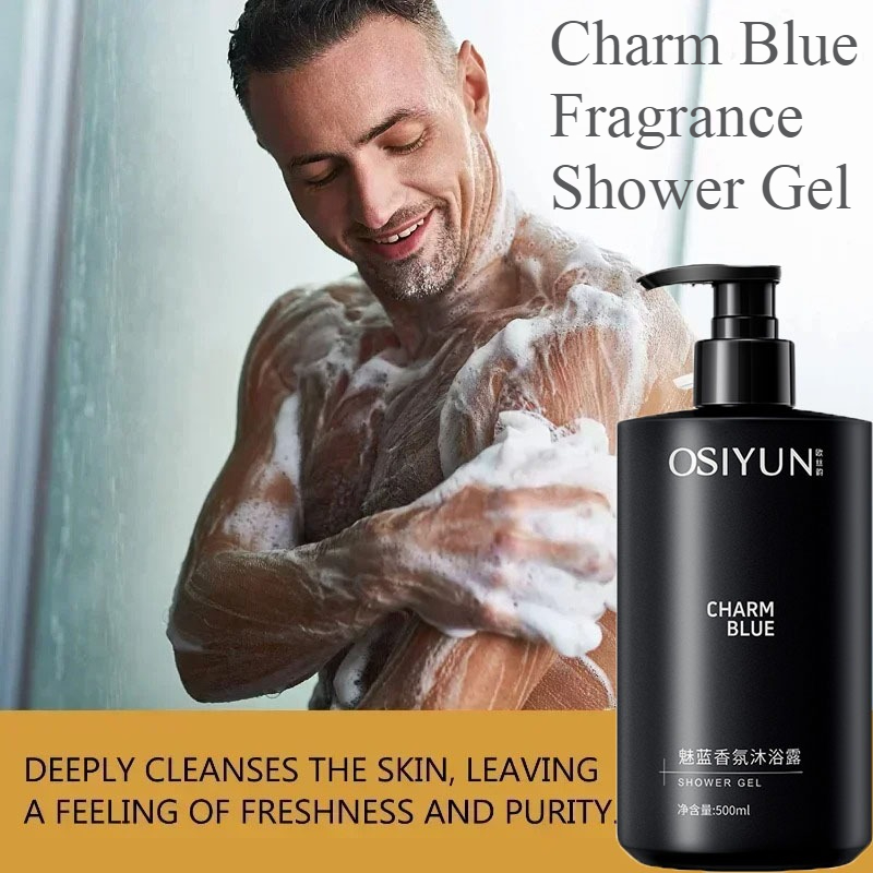 Perfume Fragrance Blue - 500ml Charm Blue Fragrance Shower Gel