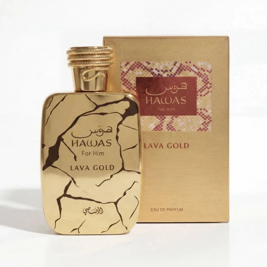 Perfume Fragrance For Men - Hawas Lava Gold by Rasasi 100ml