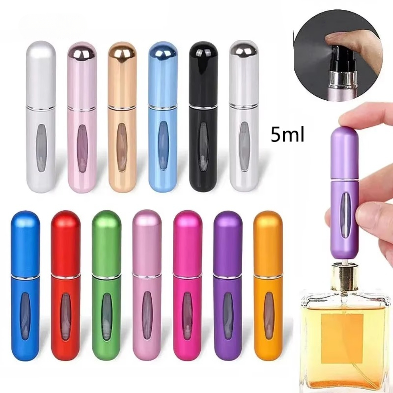 Perfume Fragrance One - 5ml/pcs Refillable Metal Perfume Bottle with