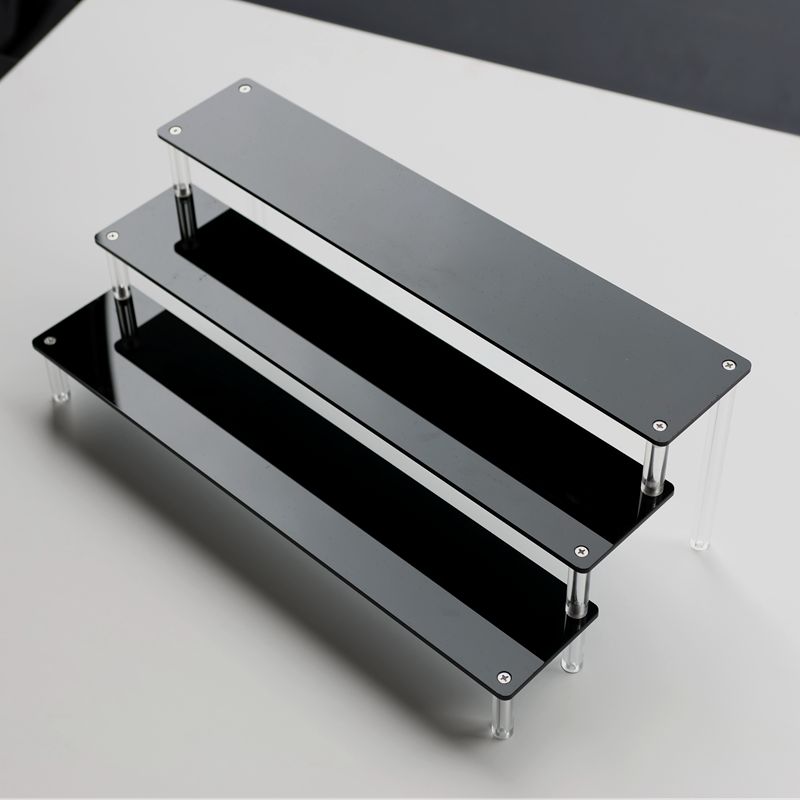 Perfume Villa Fragrance - Black Acrylic Display Shelf Stand for