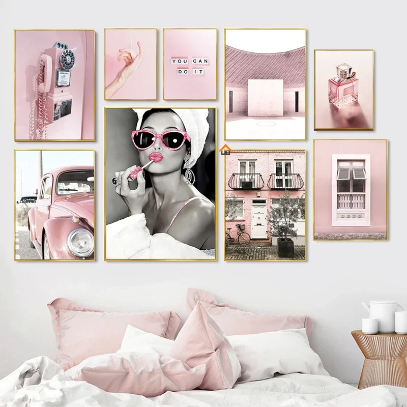 Perfume Villa Fragrance - Luxury Perfume Women Pink Vintage Car