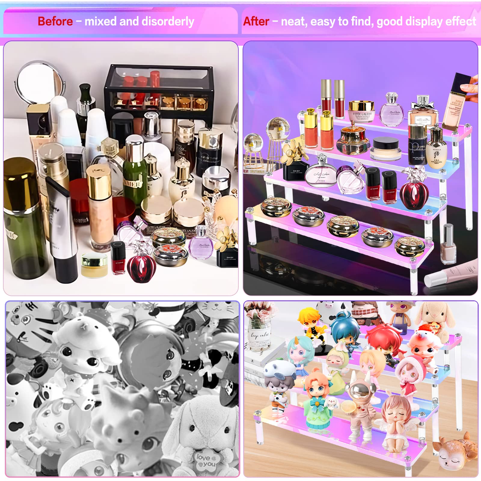1-5 Tier Iridescent Acrylic Di - Perfume Villa Fragrance review and price