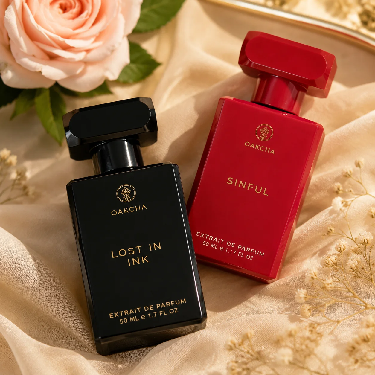 OAKCHA 2PCS Extrait De Parfum  - Fragrance Long Lasting Perfume review and price