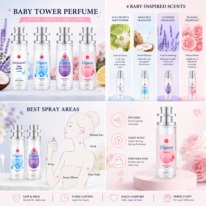 2pcs 35ml Baby Powder Perfume  - Perfume Fragrance Powder review and price